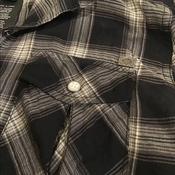 Harley Davidson Plaid Long Sleeve Shirt Large - Picture 11 of 14